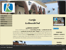 Tablet Screenshot of larosadelsol.com